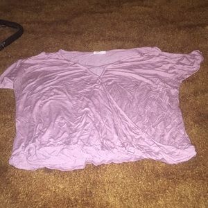 A light purple crop top
